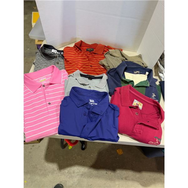 Assorted shirts, extra large