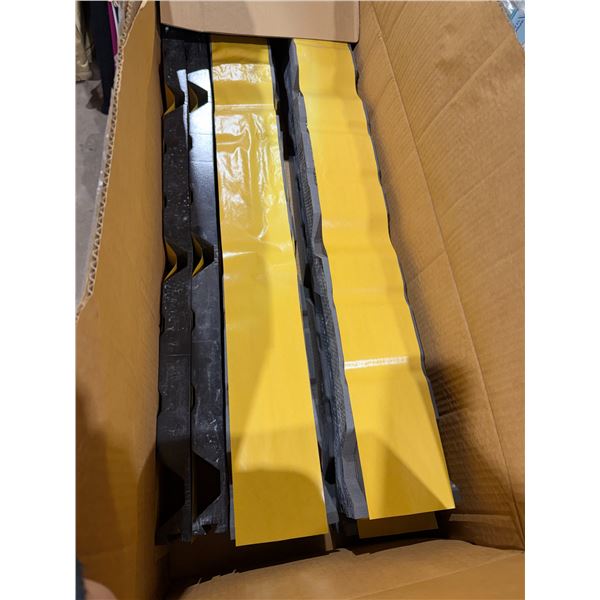 R panel inner closure with adhesive