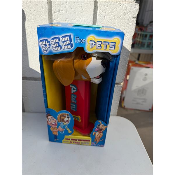 PEZ dispenser for dogs treat package inside original packaging