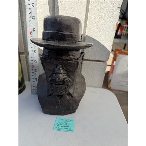 Canadian pot inspired by TVs breaking bad Dr. Walter White that comes off for storage compartment