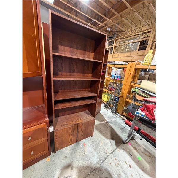 Shelf measures 30 1/4" x 12" x 78"
