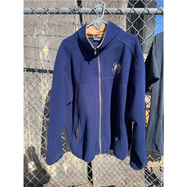 Oilers eighth annual autumn classic coat extra large