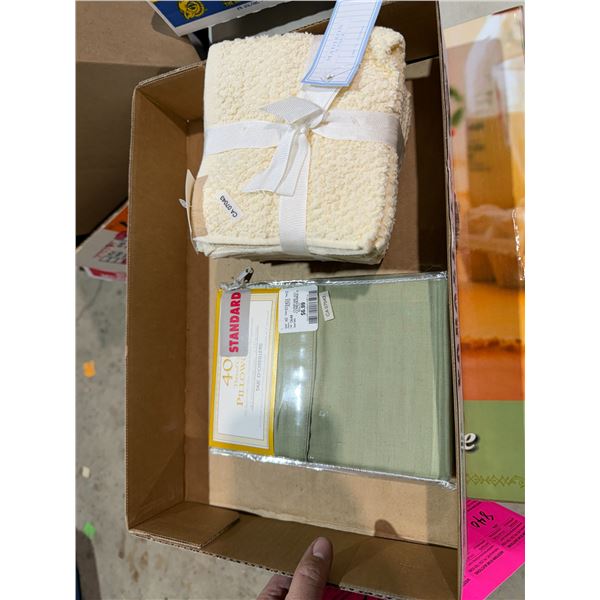 Pillowcases and washcloths