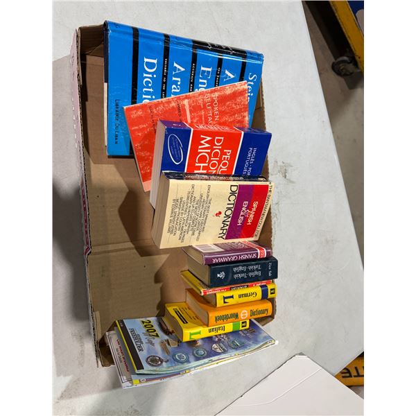 Travel dictionaries, different language