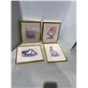 Image 1 : 4 framed art