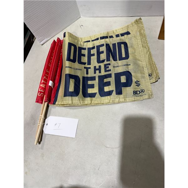 Seattle Kraken defend the deep flags