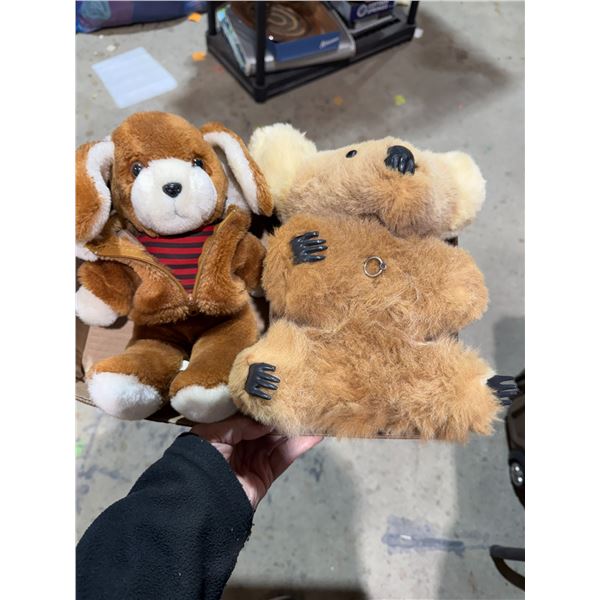 Vintage, teddy bear and wind up koala bear