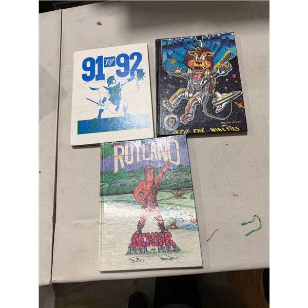 Rutland and Spring Valley yearbooks