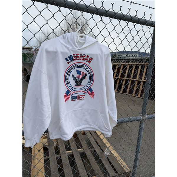 American sport vintage hoodie size large?