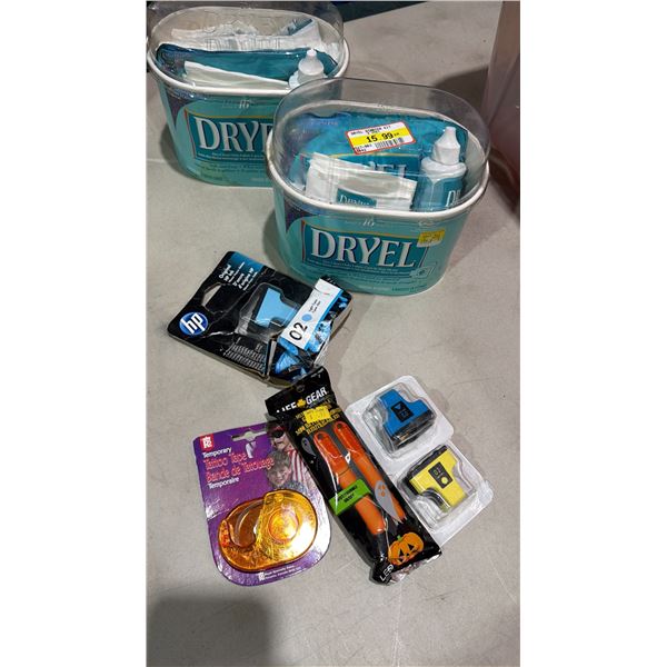 DRYEL items and ink, etc.