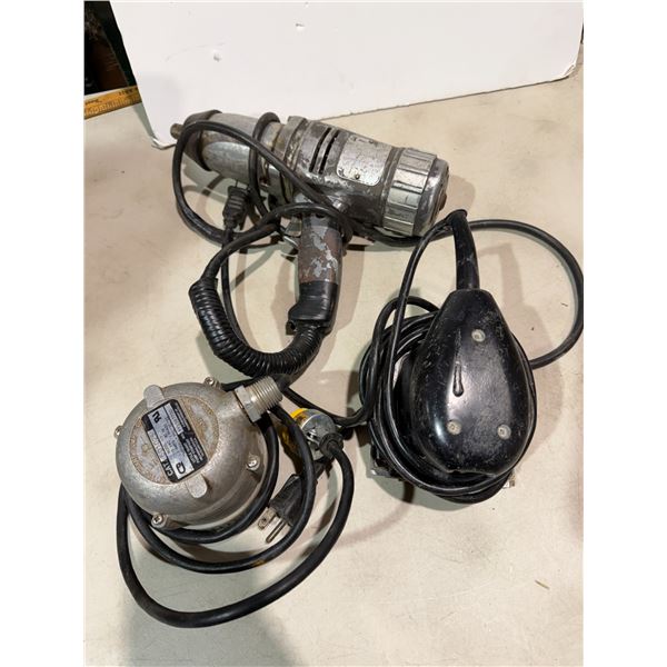 Assorted tools corded