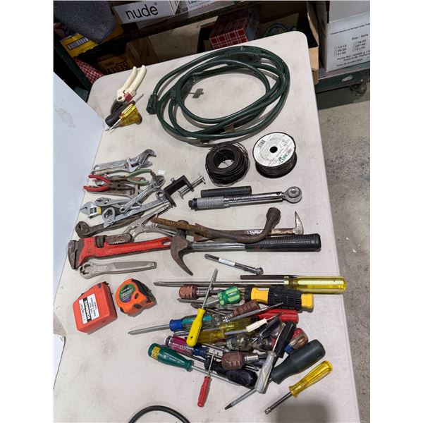 Hand tools, wire extension, cord, etc.