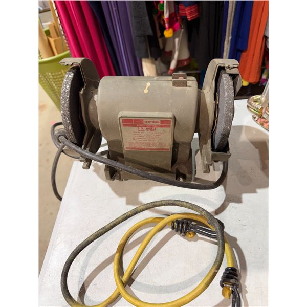 Bench grinder and strap 5 inch