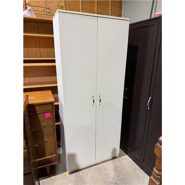 Cabinet measures 29 and three-quarter inches by 15" x 72 1/2" tall