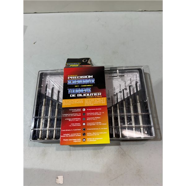 New 16 piece precision screwdriver set