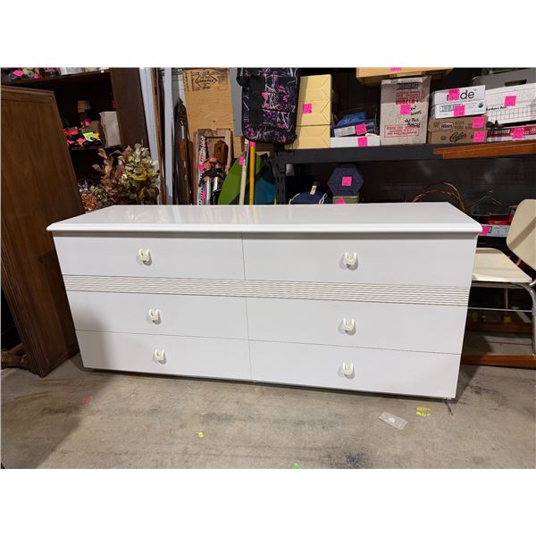 Dresser and mirror mirror shown in second picture 63" x 19" x 29" tall