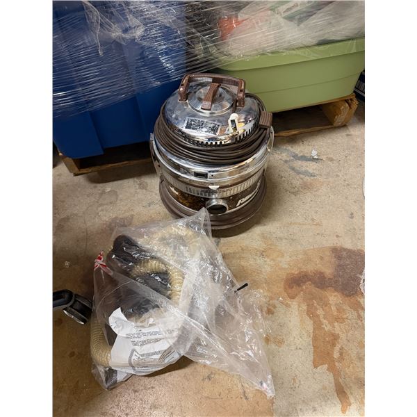 Filter clean vacuum with hose and attach