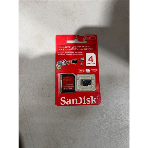SANDISK4GB with adapter