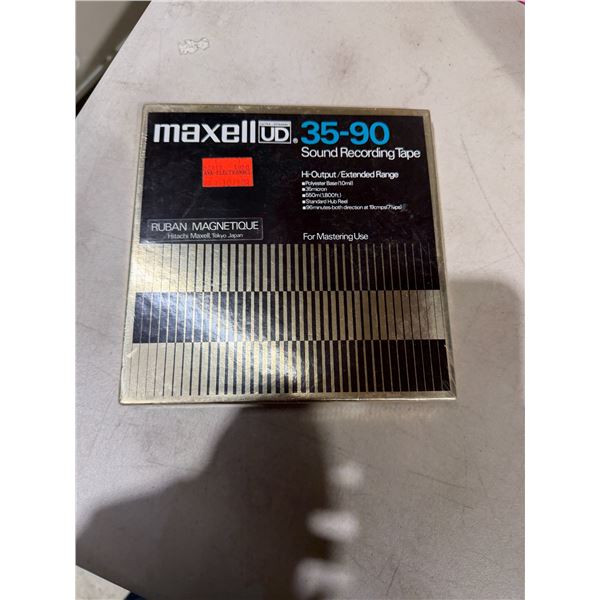 New sealed MAXELL sound record recording tape tape 35–90