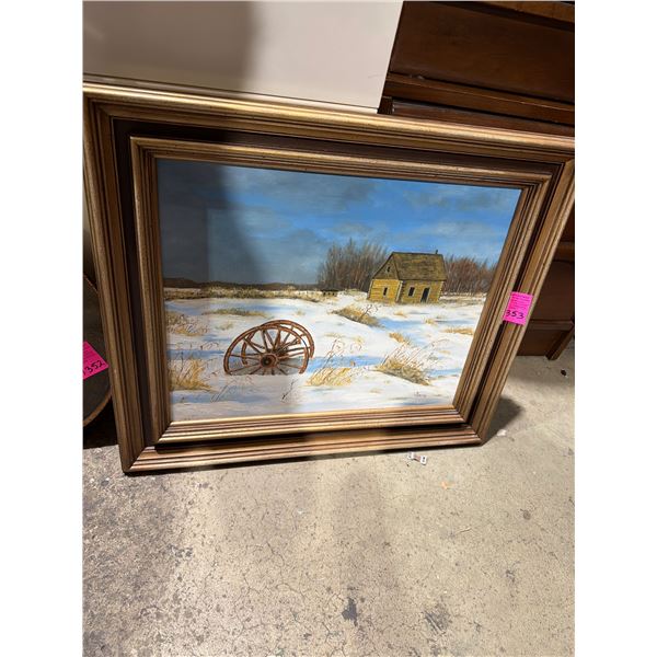 Painting measures 25" x 21"