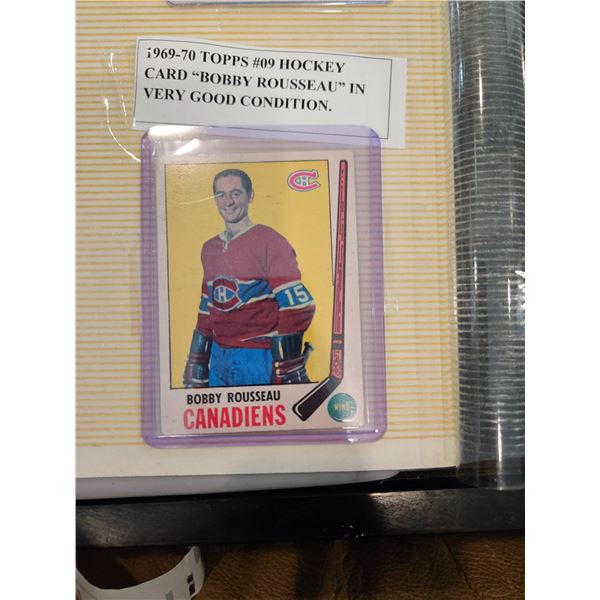 1969-70 Topps #09 "Bobby Rousseau"