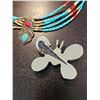 Image 3 : Beaded necklace and butterfly clip
