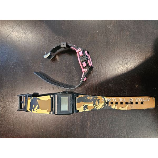 2x watches, one star wars and other pick sport