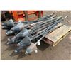 Image 1 : Qty Approx. 14 Lamaku TK-1 Gas Light Tiki Torches 88"L