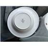 Image 13 : Qty 2 PCD12 & PCD9 Metro Rolling Dish Dollies w/ Multiple Fortessa 12" Plates & Royal Doulton Bowls