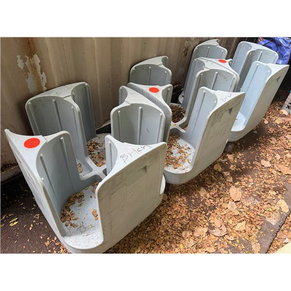 Qty 3 Metro PCD12 Rolling Dish Dollies