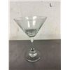 Image 2 : Qty Approx. 24 Martini Glasses 6.5"H w/ Plastic Glass Rack