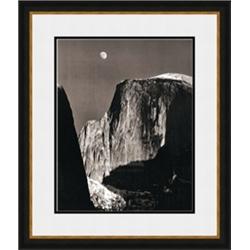 "Moon and Half Dome (embossed)"  Ansel Adams
