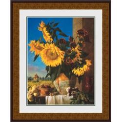 "Sunflowers and Pigeonnier" Anna Arnett