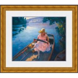 "Jeune Fille Sur Une Barque" Clementine Ballot