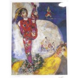 "Female Acrobat"  Chagall