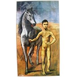 "Nude Young Man w/horse" Picasso 