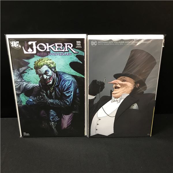 LOT OF 2 COMICS STARRING BATMAN VILLAINS - DC COMICS