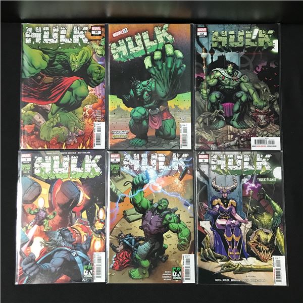 LOT OF 6 HULK COMICS #7-12 - MARVEL COMICS