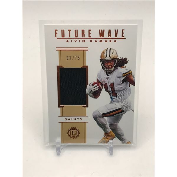 2019 PANINI ENCASED FUTURE WAVE ALVIN KAMARA PATCH CARD 02/75