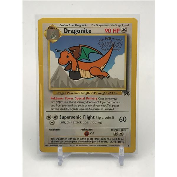 POKEMON TCG DRAGONITE #5 MOVIE PROMO TRADING CARD