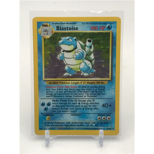 POKEMON TCG BLASTOISE  TRADING CARD