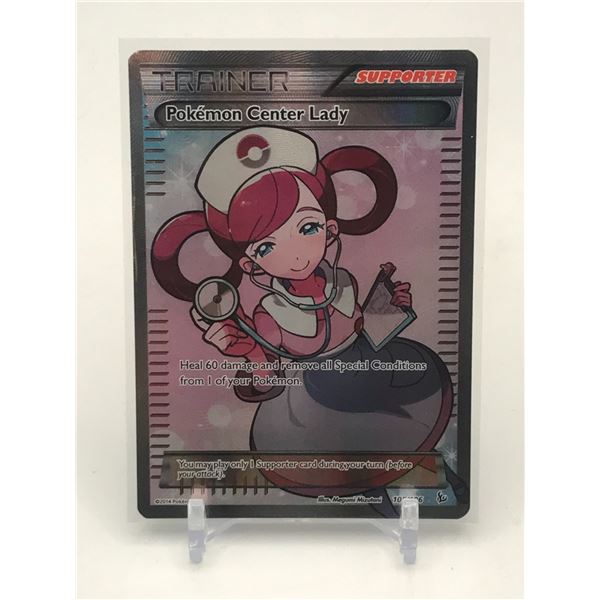 POKEMON TCG 2014 POKEMON CENTER LADY 105/106 XY FLASHFIRE TRADING CARD