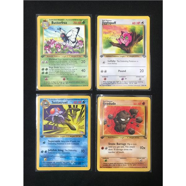 LOT OF 4 POKEMON TCG TRADING CARDS