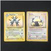 Image 1 : LOT OF 2 POKEMON TRADING CARDS SNORLAX & MAGNETON