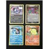 Image 1 : LOT OF 4 POKEMON TRADING CARDS