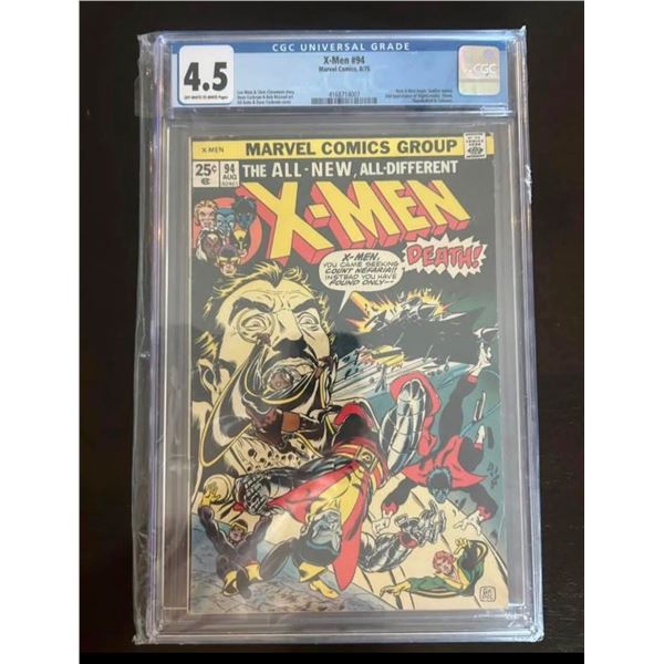 BIG KEY MARVEL COMCIS X-MEN NO.94 (CGC 4.5)