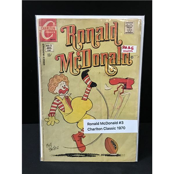 RONALD MCDONALD #3 (1970) - CHARLTON COMICS