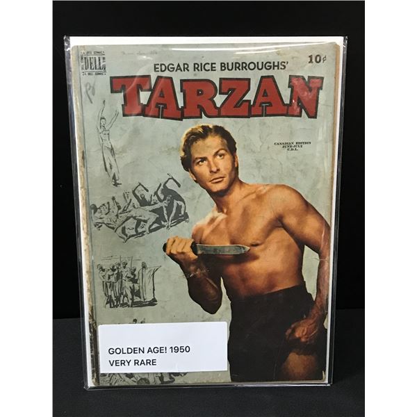 TARZAN CANADIAN EDITION JUNE - JULY (1950) - DELL COMICS