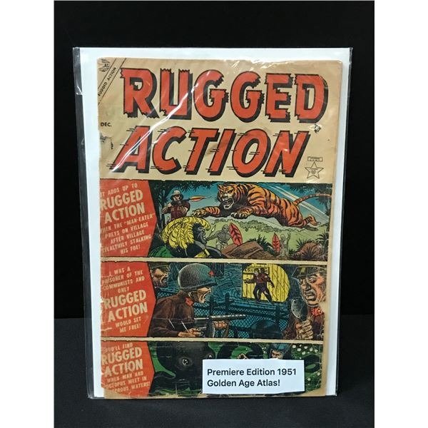 RUGGED ACTION #1 (1951) - ATLAS COMICS