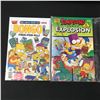 Image 1 : LOT OF 2 COMICS FEATURING THE SIMPSONS - BONGO COMICS